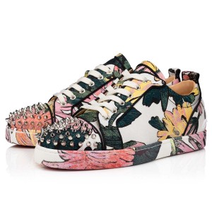 Bajos Christian Louboutin Fun Louis Junior Spikes Multi | PAC-520397