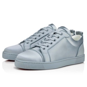 Bajos Christian Louboutin Louis Junior Orlato Azules Claro | CFQ-769831