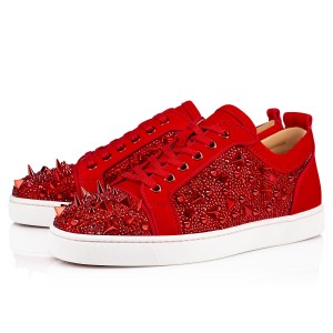 Bajos Christian Louboutin Louis Junior Pik Pik Strass Orlato Planos Version Loubi | HMR-709548