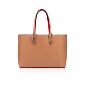 Bolsas Christian Louboutin Cabata Small Nude / Nude | QXV-637502