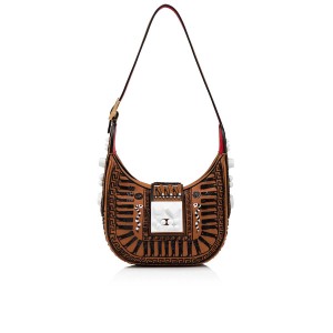 Bolsas Christian Louboutin Carasky Mini Negros Dorados | MOG-870195