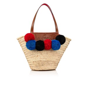 Bolsas Christian Louboutin Loubishore Naturel / Multi / Biscotto | WRJ-493617
