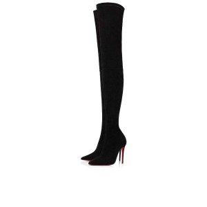 Botas Altas Christian Louboutin Kate Botta 100 mm Negros | WJV-642397