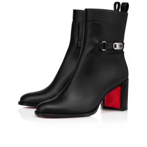 Botines Christian Louboutin Lock Booty 70 mm Negros Negros | PKG-792630