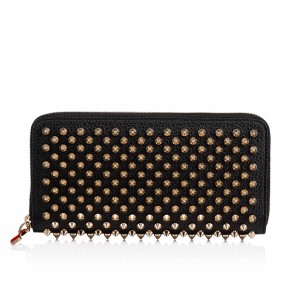 Carteras Christian Louboutin Panettone Nv Negros Dorados | YUP-082465