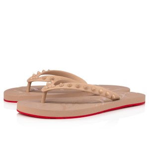 Chancletas Christian Louboutin Loubi Nude 1 | VLT-382175
