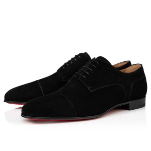Derby Christian Louboutin Surcity Negros | SFK-654028