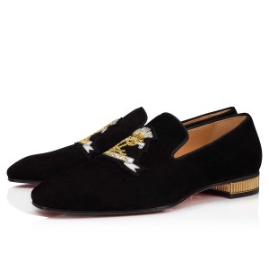 Mocasines Christian Louboutin Colonnaki Cruise Negros | PCA-159803