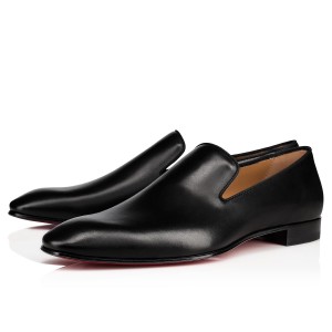 Mocasines Christian Louboutin Dandelion Negros | QBD-516389