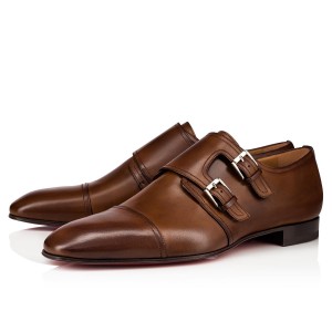 Mocasines Christian Louboutin Mortimer Havane | COB-874206