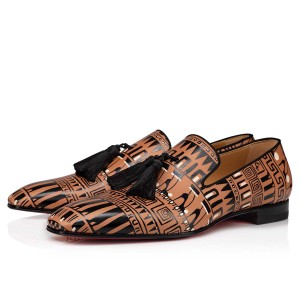 Mocasines Christian Louboutin Officialito Negros | UXT-537018
