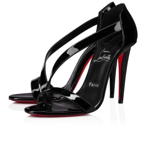 Sandalias Christian Louboutin Astridal 100 mm Negros Negros | PEF-527649
