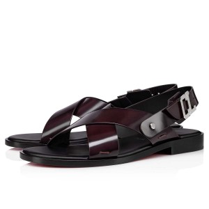 Sandalias Christian Louboutin Farniento Alpargata Bordeaux | YGQ-152907