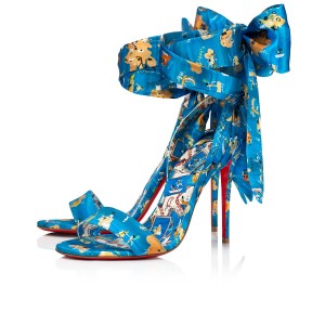 Sandalias Christian Louboutin Sandale Du Désert 100 mm Multi / Lin Multi | PRS-534968