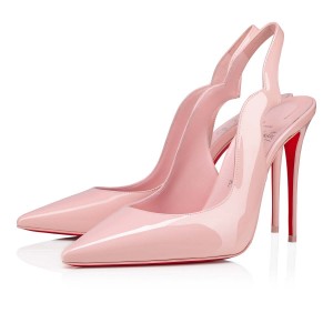 Tacones Christian Louboutin Hot Chick Sling 100 mm Rosy / Lin Rosy | OTN-269137