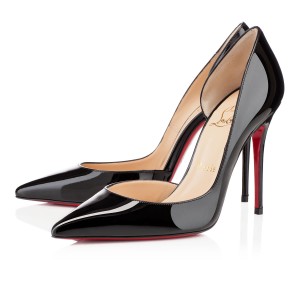 Tacones Christian Louboutin Iriza 100 mm Negros | BOE-745621
