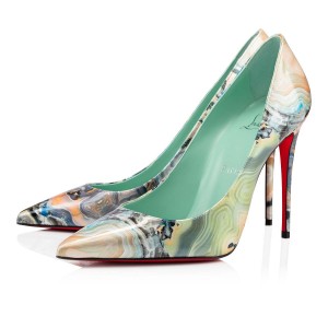 Tacones Christian Louboutin Kate 100 mm Multi / Lin Oxy | XUH-815629