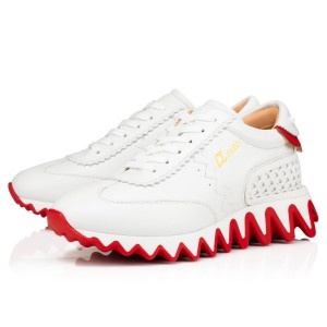 Tenis Christian Louboutin Loubishark Bianco | AXI-651943