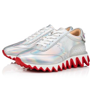 Tenis Christian Louboutin Loubishark Laser Ab / Bianco | SFL-314952