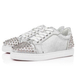 Tenis Christian Louboutin Vieira 2 Plateados | VDS-165723