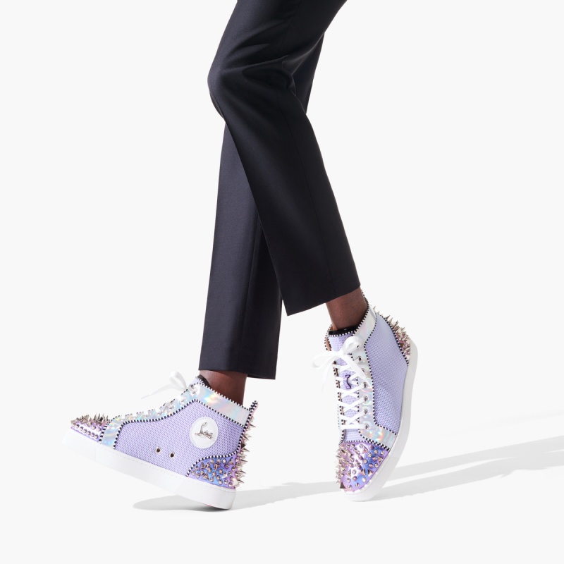 Altos Christian Louboutin Lou Pik Pik 2 Version Lilac Smoke | JEL-267341