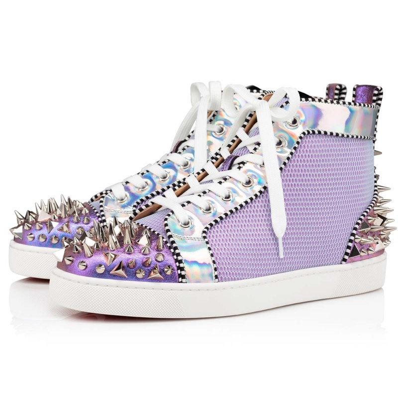 Altos Christian Louboutin Lou Pik Pik 2 Version Lilac Smoke | JEL-267341