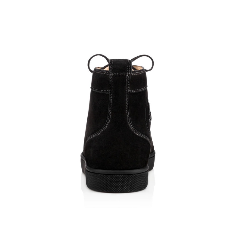 Altos Christian Louboutin Lou Spikes Negros Negros | AGZ-097658