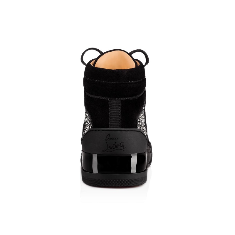 Altos Christian Louboutin Loubikick Planos Negros | GRA-637250