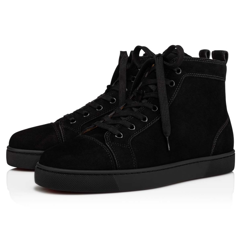 Altos Christian Louboutin Louis Negros Negros | JQT-792384