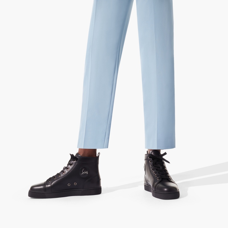 Altos Christian Louboutin Louis Negros Negros | AMH-048265