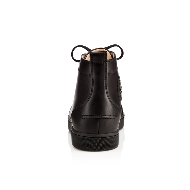 Altos Christian Louboutin Louis Negros Negros | AMH-048265