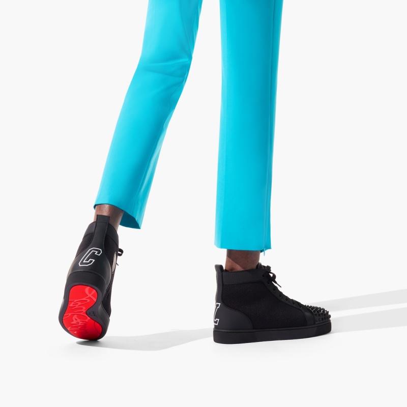 Altos Christian Louboutin Varsilou Spikes Negros | DNX-142578