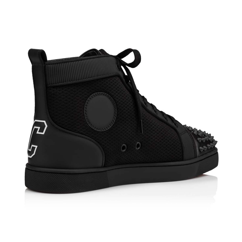 Altos Christian Louboutin Varsilou Spikes Negros | DNX-142578