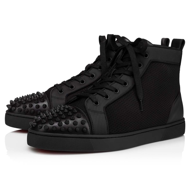 Altos Christian Louboutin Varsilou Spikes Negros | DNX-142578