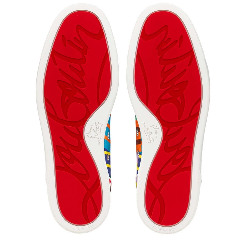 Bajos Christian Louboutin Louis Junior Multi / Bianco | XGU-570368