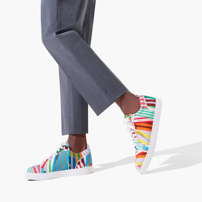 Bajos Christian Louboutin Louis Junior Multi / Bianco | XGU-570368