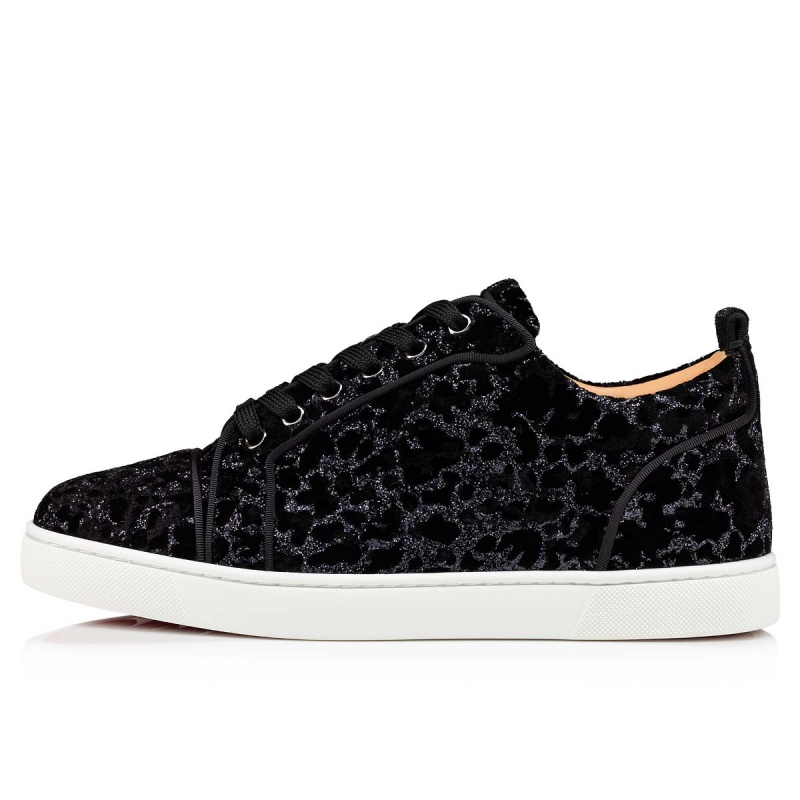 Bajos Christian Louboutin Louis Junior Negros | YPZ-375029