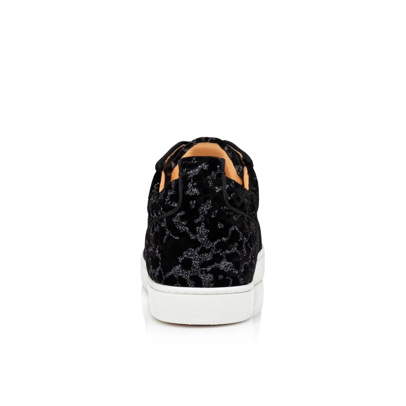 Bajos Christian Louboutin Louis Junior Negros | YPZ-375029