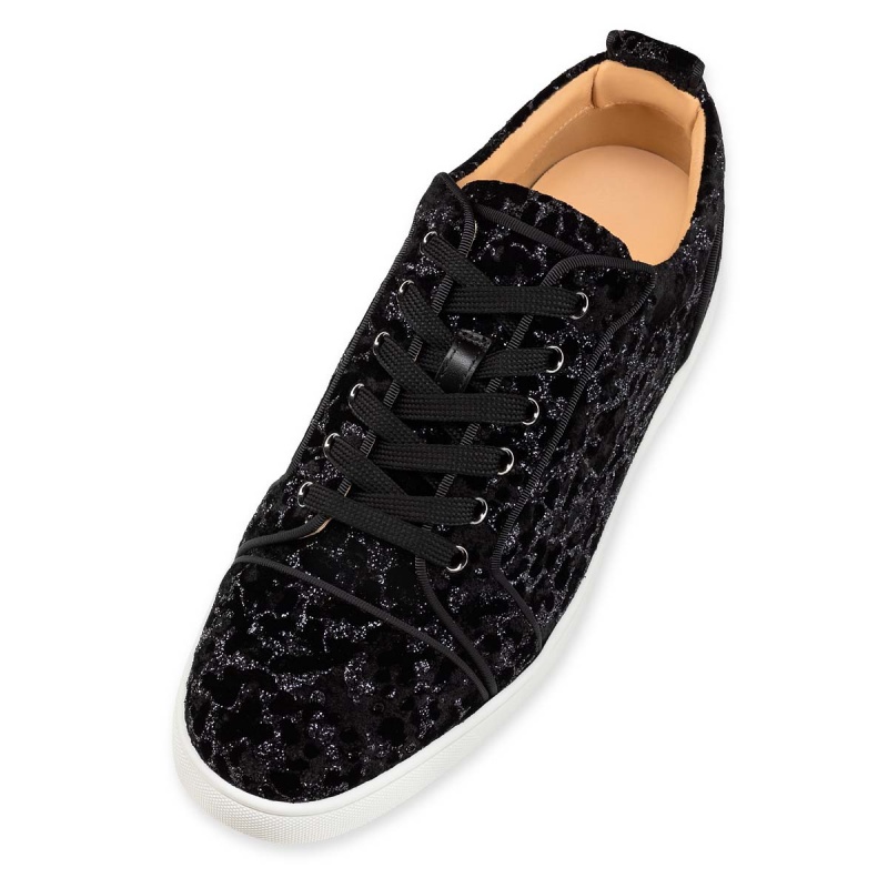 Bajos Christian Louboutin Louis Junior Negros | YPZ-375029