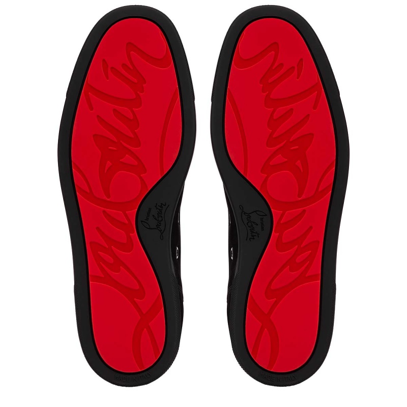 Bajos Christian Louboutin Louis Junior Negros | CGP-974536