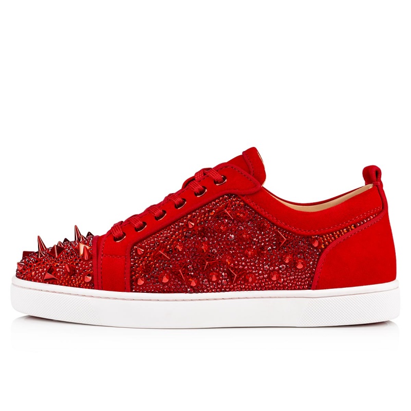 Bajos Christian Louboutin Louis Junior Pik Pik Strass Orlato Planos Version Loubi | HMR-709548
