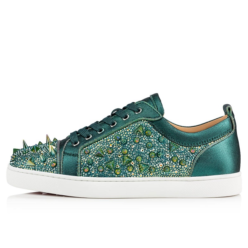 Bajos Christian Louboutin Louis Junior Pik Pik Strass Planos Version Versi Coloured | PNE-517326