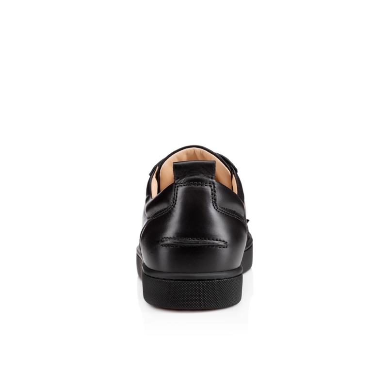 Bajos Christian Louboutin Louis Junior Spikes Negros Negros | DEP-984750