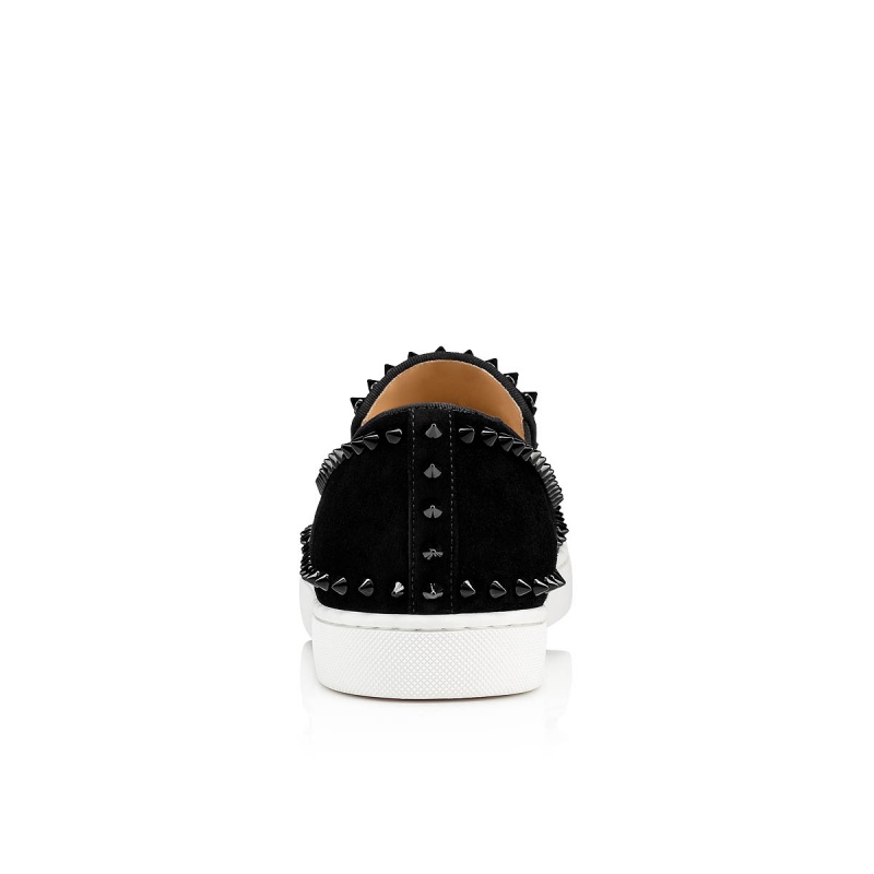 Bajos Christian Louboutin Pik Barco Negros Negros | TIS-315269