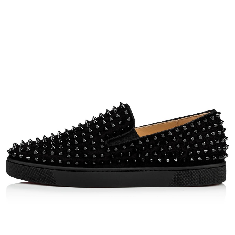 Bajos Christian Louboutin Roller-boat Negros Negros | YFV-134025