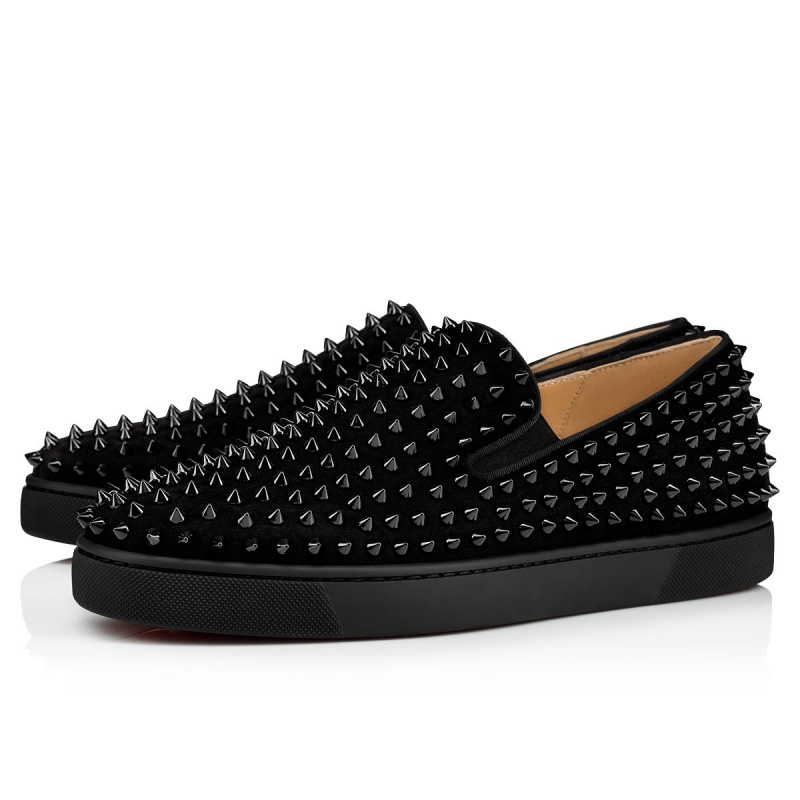 Bajos Christian Louboutin Roller-boat Negros Negros | YFV-134025