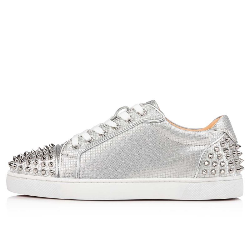 Bajos Christian Louboutin Seavaste 2 Orlato Plateados | AMK-317498