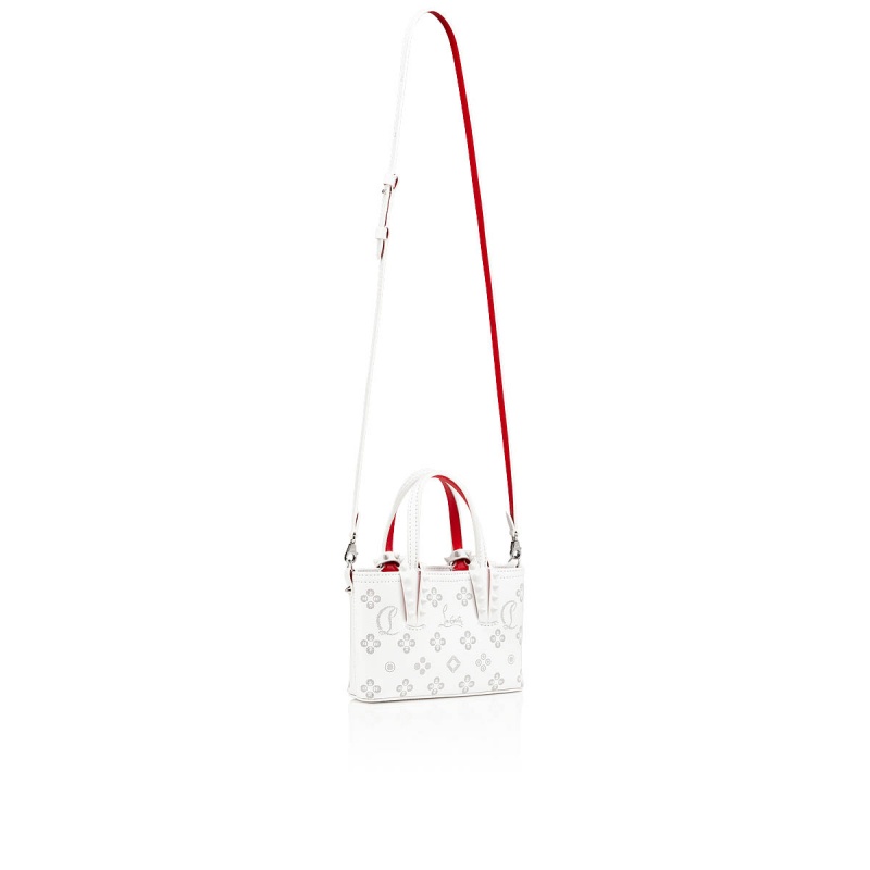 Bolsas Christian Louboutin Cabata E/W Nano Bianco / Bianco | DWZ-941756