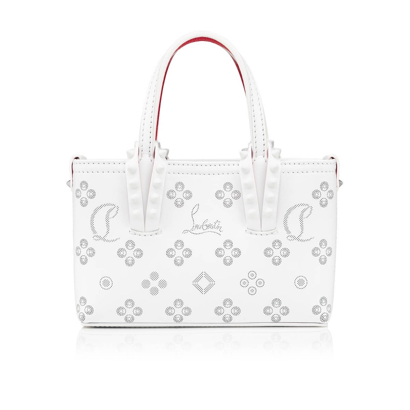Bolsas Christian Louboutin Cabata E/W Nano Bianco / Bianco | DWZ-941756
