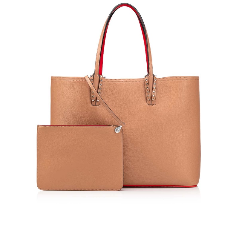 Bolsas Christian Louboutin Cabata Large Nude / Nude | SKC-704356